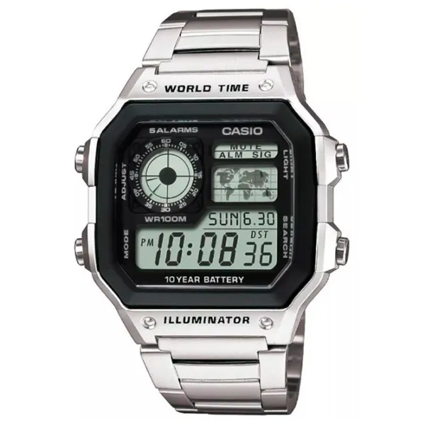 Наручные часы для мужчин Casio AE-1200WHD-1AVEF Кварцевый/ 45 x 42 мм photo 1 Наручные часы для мужчин Casio AE-1200WHD-1AVEF Кварцевый/ 45 x 42 мм photo 1