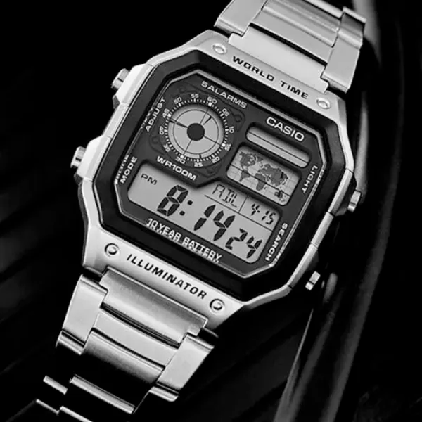 Наручные часы для мужчин Casio AE-1200WHD-1AVEF Кварцевый/ 45 x 42 мм photo 3 Наручные часы для мужчин Casio AE-1200WHD-1AVEF Кварцевый/ 45 x 42 мм photo 3