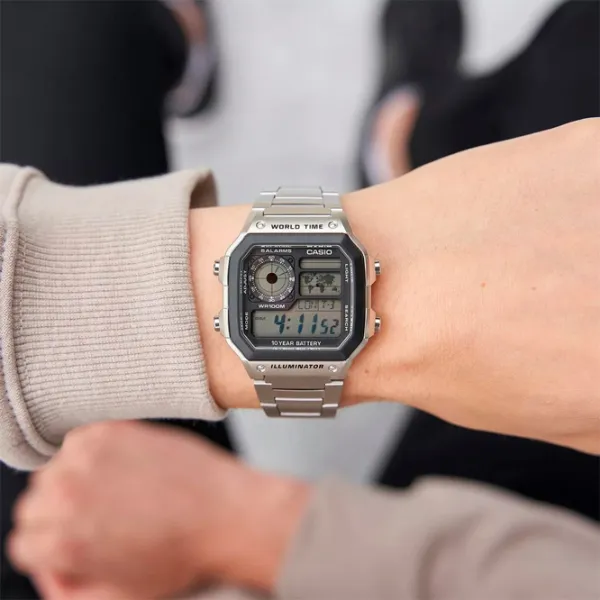 Наручные часы для мужчин Casio AE-1200WHD-1AVEF Кварцевый/ 45 x 42 мм photo 4 Наручные часы для мужчин Casio AE-1200WHD-1AVEF Кварцевый/ 45 x 42 мм photo 4