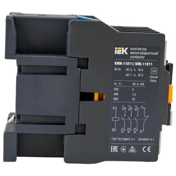 Contactor IEK KKM11-018-400-01 18 A photo 3