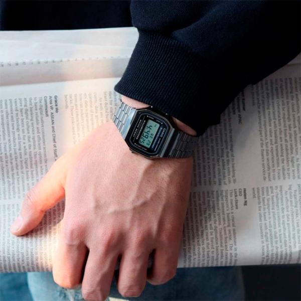 Ceas de mână Unisex Casio A168WEHB-1AEF Cuarț/ 38 x 36 mm photo 5