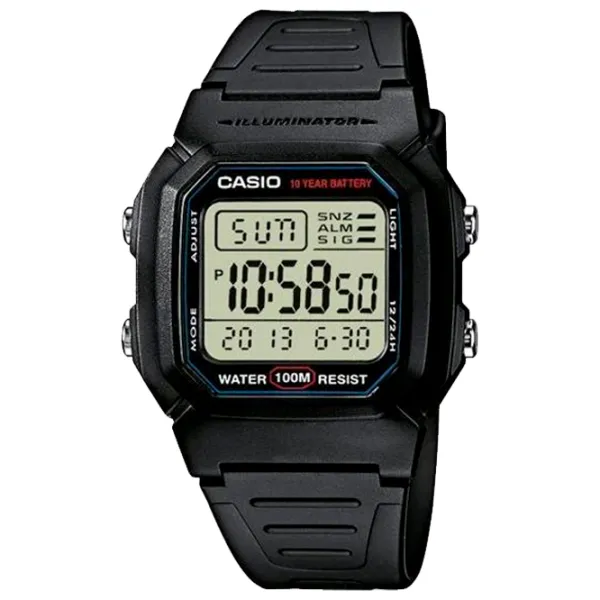 Ceas de mână pentru bărbați Casio W-800H-1AVES Cuarț/ 44 x 36 mm photo 1 Ceas de mână pentru bărbați Casio W-800H-1AVES Cuarț/ 44 x 36 mm photo 1