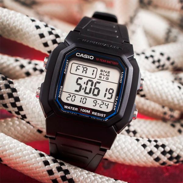 Ceas de mână pentru bărbați Casio W-800H-1AVES Cuarț/ 44 x 36 mm photo 4 Ceas de mână pentru bărbați Casio W-800H-1AVES Cuarț/ 44 x 36 mm photo 4