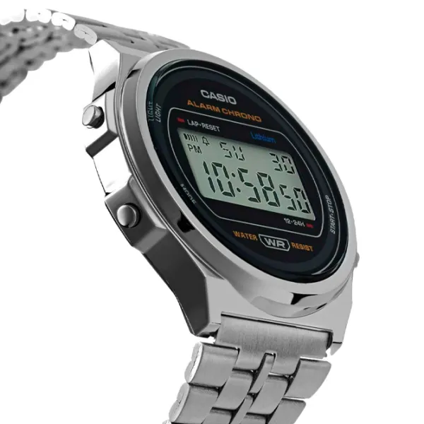 Ceas de mână Unisex Casio A171WE-1AEF Cuarț/ 38 mm photo 2