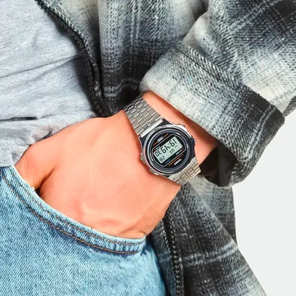 Ceas de mână Unisex Casio A171WE-1AEF Cuarț/ 38 mm photo 3