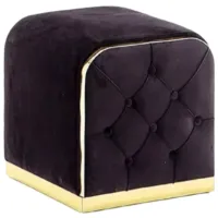 Пуф Moda Life Vivaldi Black/ Ткань