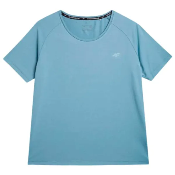Tricou pentru femei 4F 4FAW23TFTSF428 92% poliester/ Light Blue photo 1
