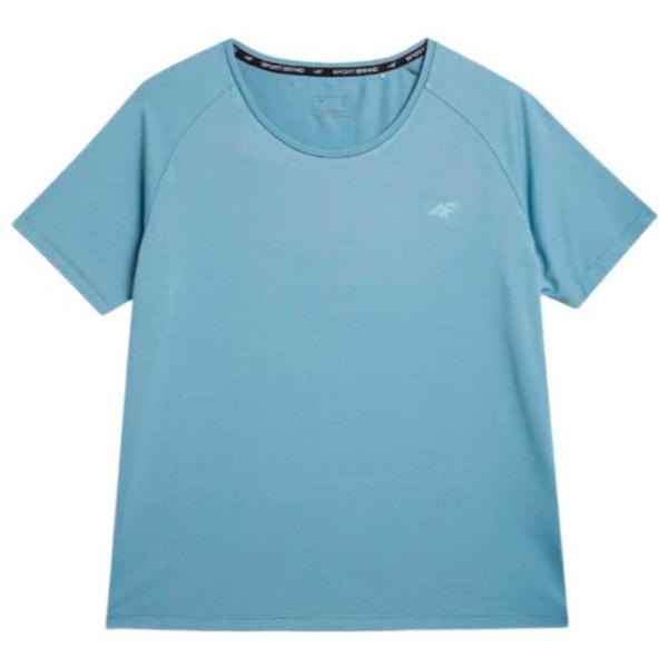 Tricou pentru femei 4F 4FAW23TFTSF428 92% poliester/ Light Blue photo 1