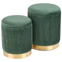 Пуф Halmar Monty Green/ Ткань