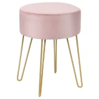 Пуф Costway JV11342PI Pink/ Ткань