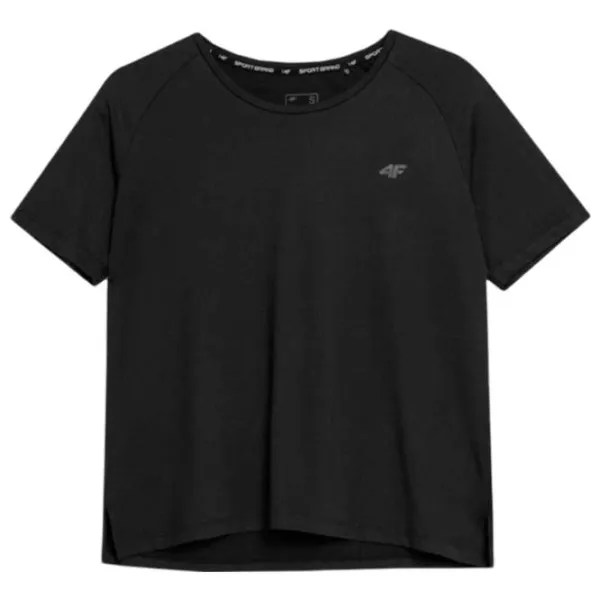 Tricou pentru femei 4F 4FAW23TFTSF428 92% poliester/ Black photo 1
