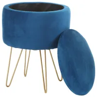 Fotoliu moale Akord Lili Blue/ Stofă photo 2