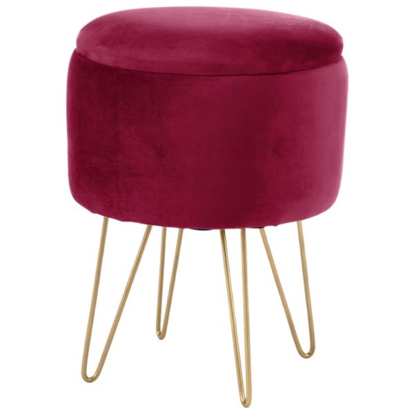 Fotoliu moale Akord Lili Burgundy/ Stofă photo 1