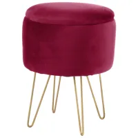 Пуф Akord Lili Бургундия/ Ткань