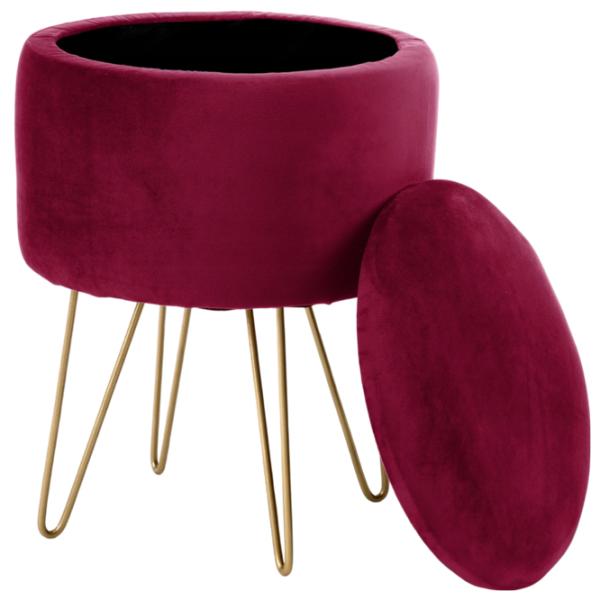 Fotoliu moale Akord Lili Burgundy/ Stofă photo 2