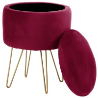 Fotoliu moale Akord Lili Burgundy/ Stofă photo 2
