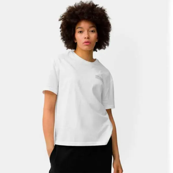 Tricou pentru femei 4F 4FSS23TTSHF344 100% bumbac/ White photo 2