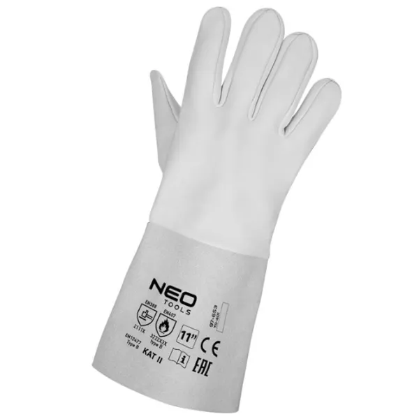 Защитные перчатки Neo Gloves Кожа / Белый photo 3