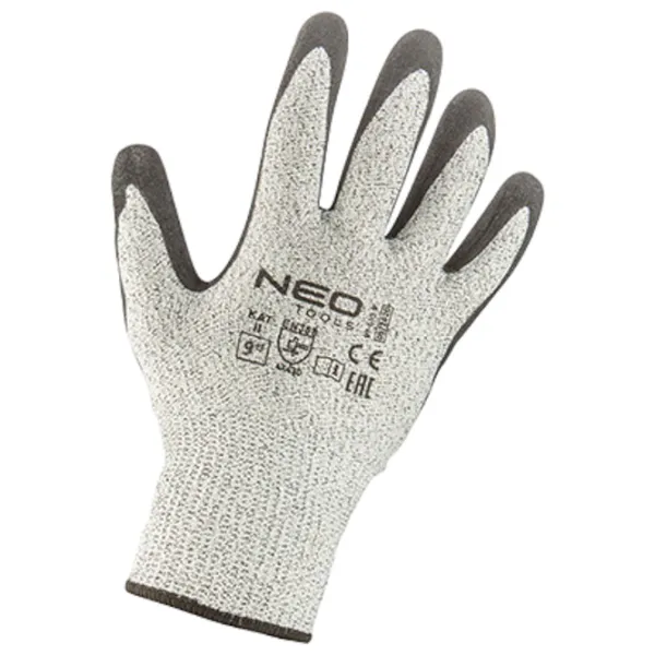 Mănuși de protecție Neo Anti-cut Poliester/ Grey photo 2