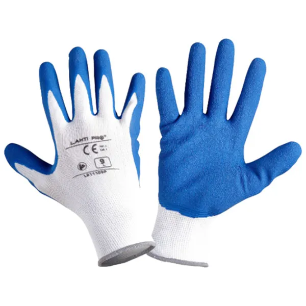 Защитные перчатки Lahti pro Work gloves Полиэстер/ White photo 1