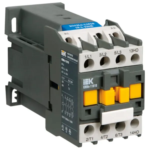 Contactor IEK KMD11-012-220-10 12 A photo 1