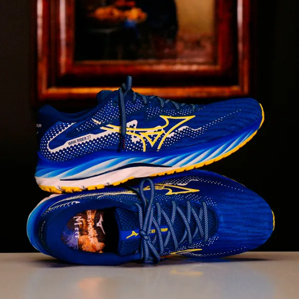 Adidași pentru bărbați Mizuno Wave Rider 27 42/ Blue photo 4