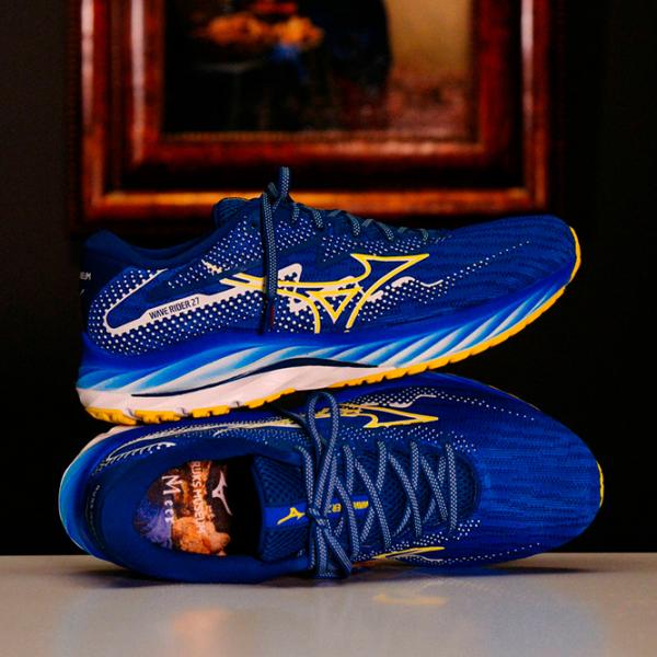 Adidași pentru bărbați Mizuno Wave Rider 27 44/ Blue photo 4 Adidași pentru bărbați Mizuno Wave Rider 27 44/ Blue photo 4