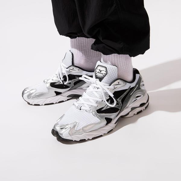 Adidași pentru bărbați Mizuno Wave Rider 10 45/ White photo 4