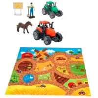 Covoraş pentru joc Globo 40546 (8014966405467) 3+/ Pătrat/ Brown