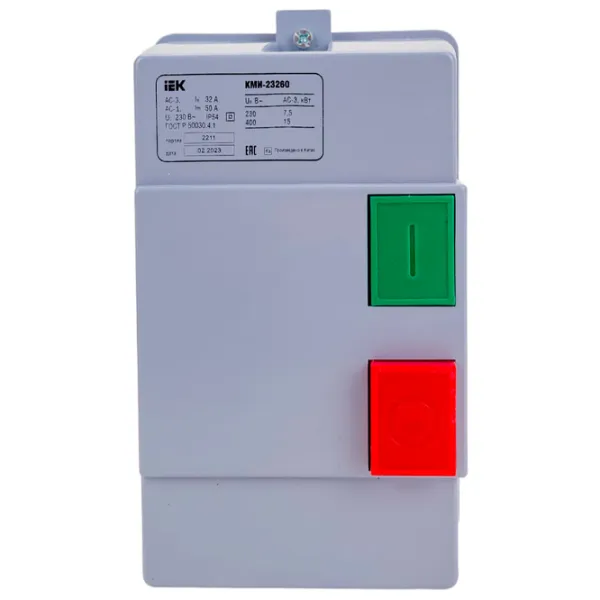 Контактор IEK KKM26-032-220-00 32 A photo 1