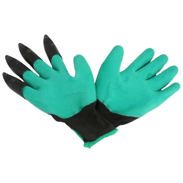 Защитные перчатки Micul Fermier 4 Claws Textil/ Green photo 1