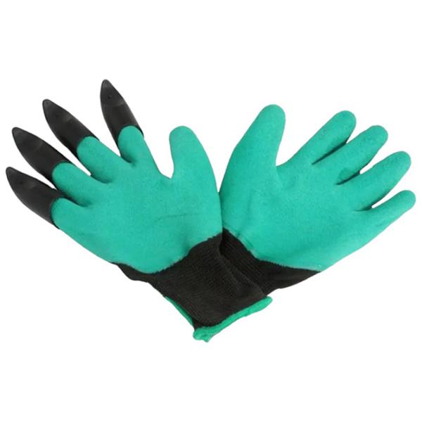 Защитные перчатки Micul Fermier 4 Claws Textil/ Green photo 1