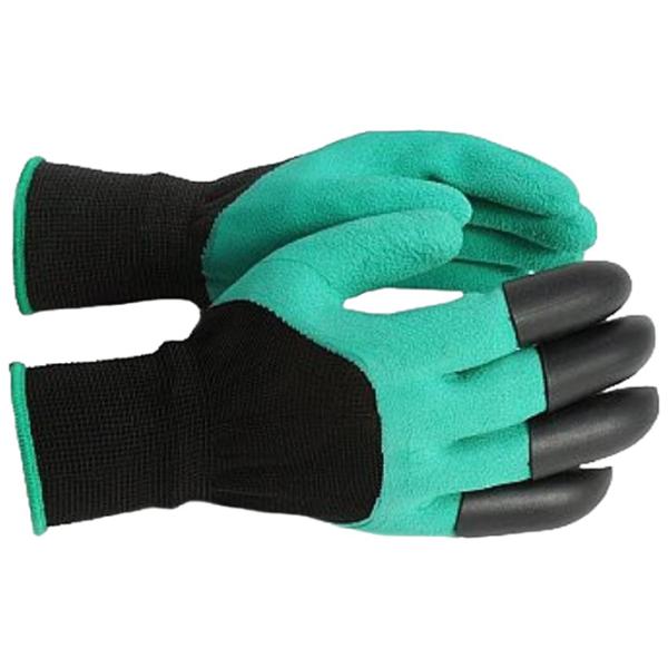 Защитные перчатки Micul Fermier 4 Claws Textil/ Green photo 2