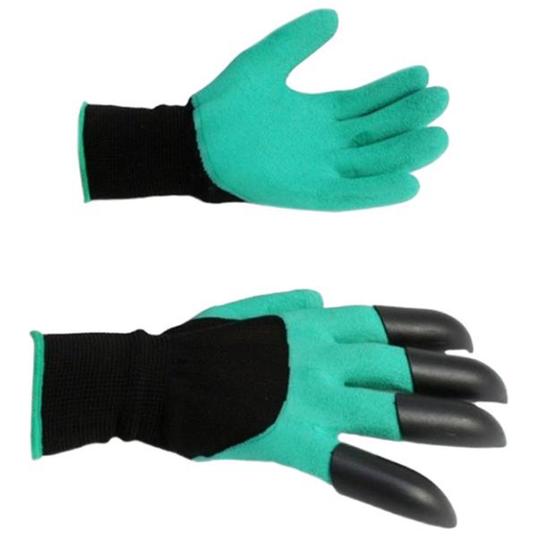 Защитные перчатки Micul Fermier 4 Claws Textil/ Green photo 5