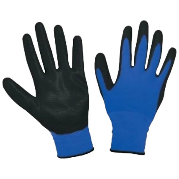 Mănuși de protecție TopStrong Work gloves Textil/ Blue photo 1