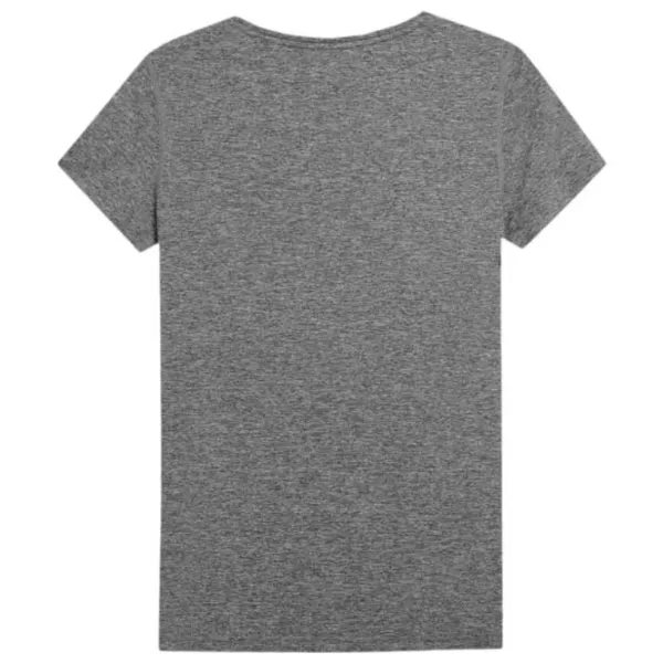 Футболка для женщин 4F 4FSS23TFTSF262 90% полиэстер, 10% эластан/ Серый photo 2