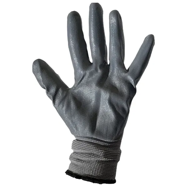 Mănuși de protecție TopStrong Work gloves Poliester/ Grey photo 2