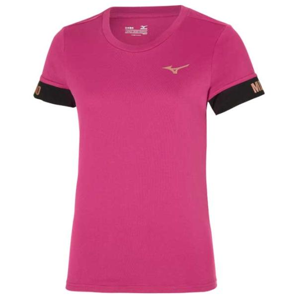 Tricou pentru femei Mizuno K2GA2701 100% bumbac/ Pink photo 1