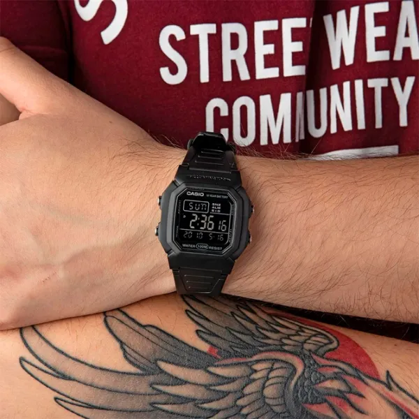 Ceas de mână pentru bărbați Casio W-800H-1BVES Cuarț/ 44 x 36 mm photo 5