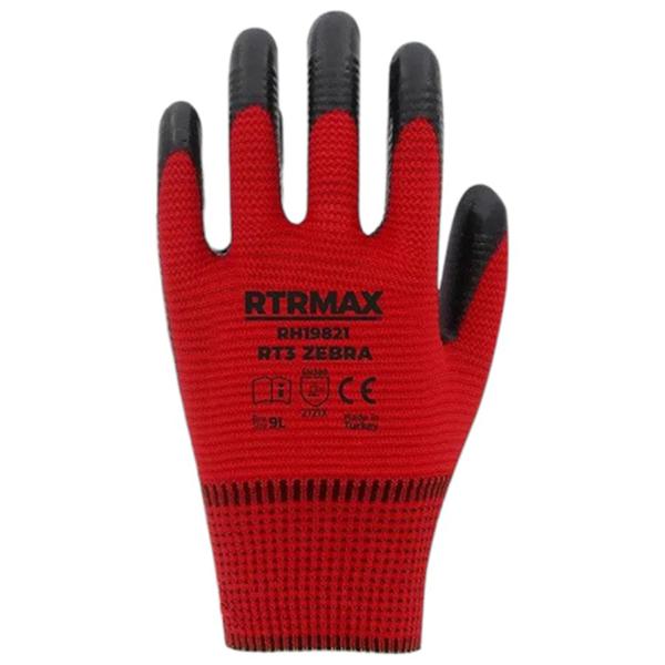 Mănuși de protecție RTRMAX Work gloves Poliamidă/ Red photo 2