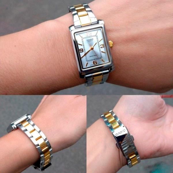 Ceas de mână pentru femei Casio LTP-1234PSG-7AEG Cuarț/ 32 x 21 mm photo 2 Ceas de mână pentru femei Casio LTP-1234PSG-7AEG Cuarț/ 32 x 21 mm photo 2