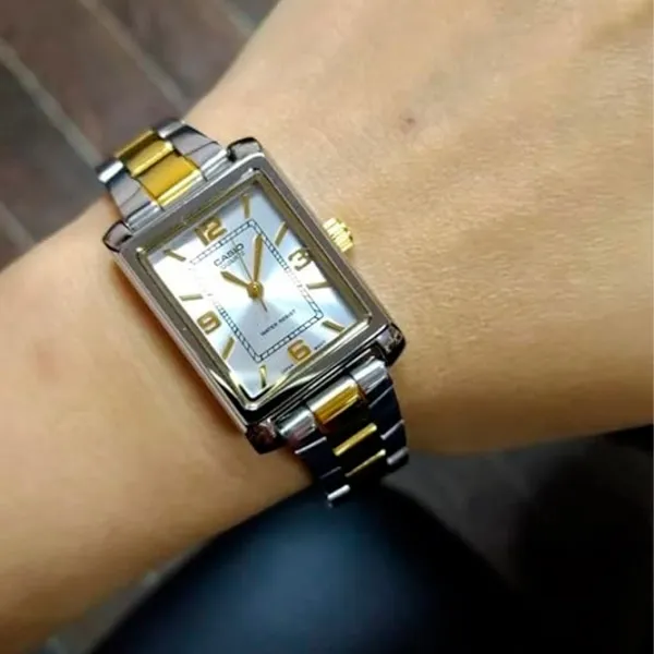 Ceas de mână pentru femei Casio LTP-1234PSG-7AEG Cuarț/ 32 x 21 mm photo 3 Ceas de mână pentru femei Casio LTP-1234PSG-7AEG Cuarț/ 32 x 21 mm photo 3