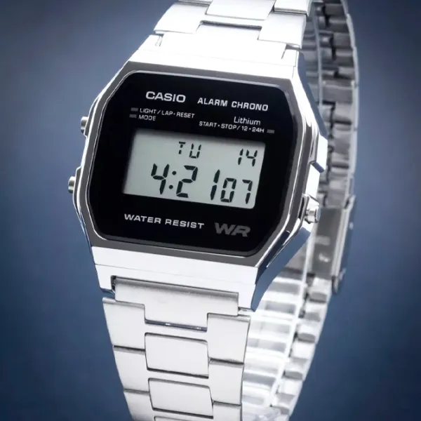 Наручные часы унисекс Casio A158WEA-1EF Кварцевый/ 36 x 33 мм photo 2