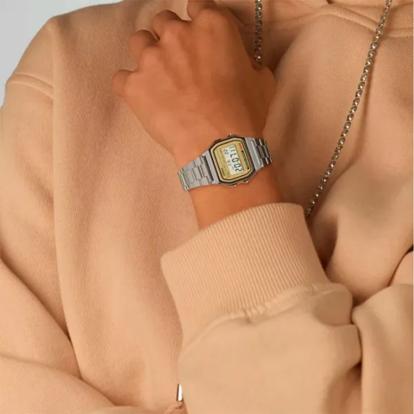 Ceas de mână pentru bărbați Casio A158WEA-9EF Cuarț/ 36 x 33 mm photo 5 Ceas de mână pentru bărbați Casio A158WEA-9EF Cuarț/ 36 x 33 mm photo 5