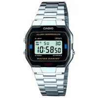 Ceas de mână Unisex Casio A163WA-1QES Cuarț/ 36 x 33 mm
