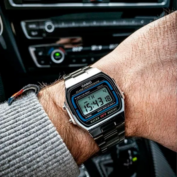 Ceas de mână Unisex Casio A164WA-1VES Cuarț/ 36 x 35 mm photo 5 Ceas de mână Unisex Casio A164WA-1VES Cuarț/ 36 x 35 mm photo 5