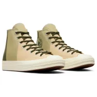 Кеды для женщин Converse Chuck 70 Patchwork Suede Демисезон/ Green