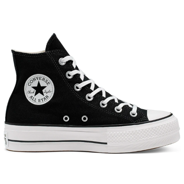 Кеды для женщин Converse Chuck Taylor All Star Canvas Platform High Top Демисезон/ Black photo 2