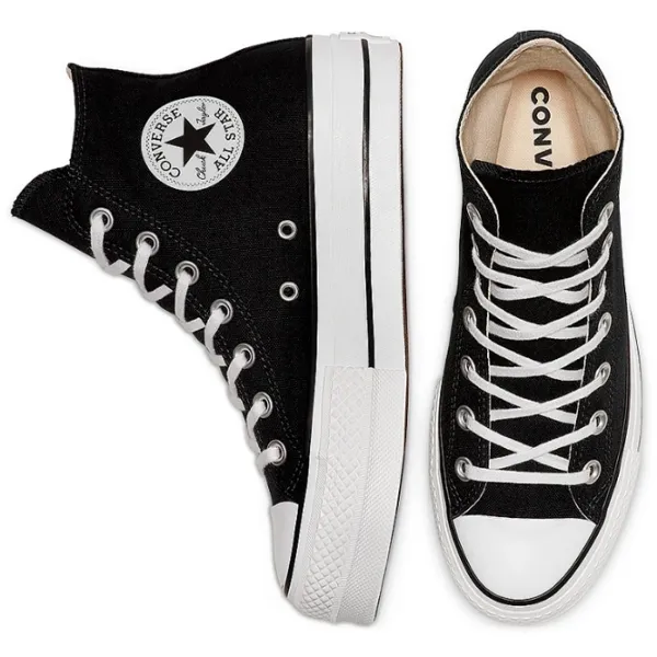 Кеды для женщин Converse Chuck Taylor All Star Canvas Platform High Top Демисезон/ Black photo 4