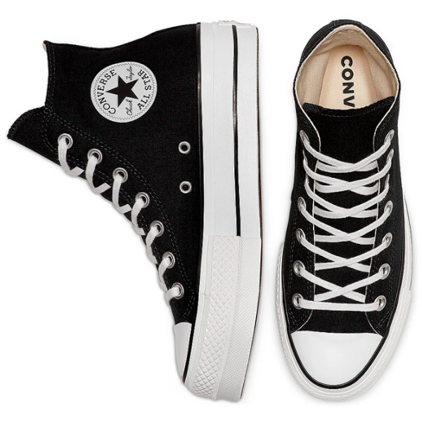 Кеды для женщин Converse Chuck Taylor All Star Canvas Platform High Top Демисезон/ Black photo 4